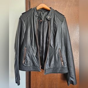 Apt 9 Black Pleather Jacket